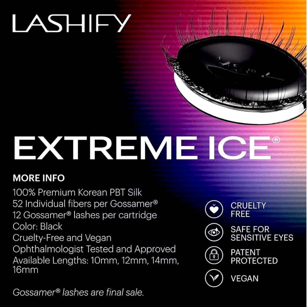 ❤️‍🔥BUNDLE❤️‍🔥 Lashify Extreme Ice 10,12,14 and 16
